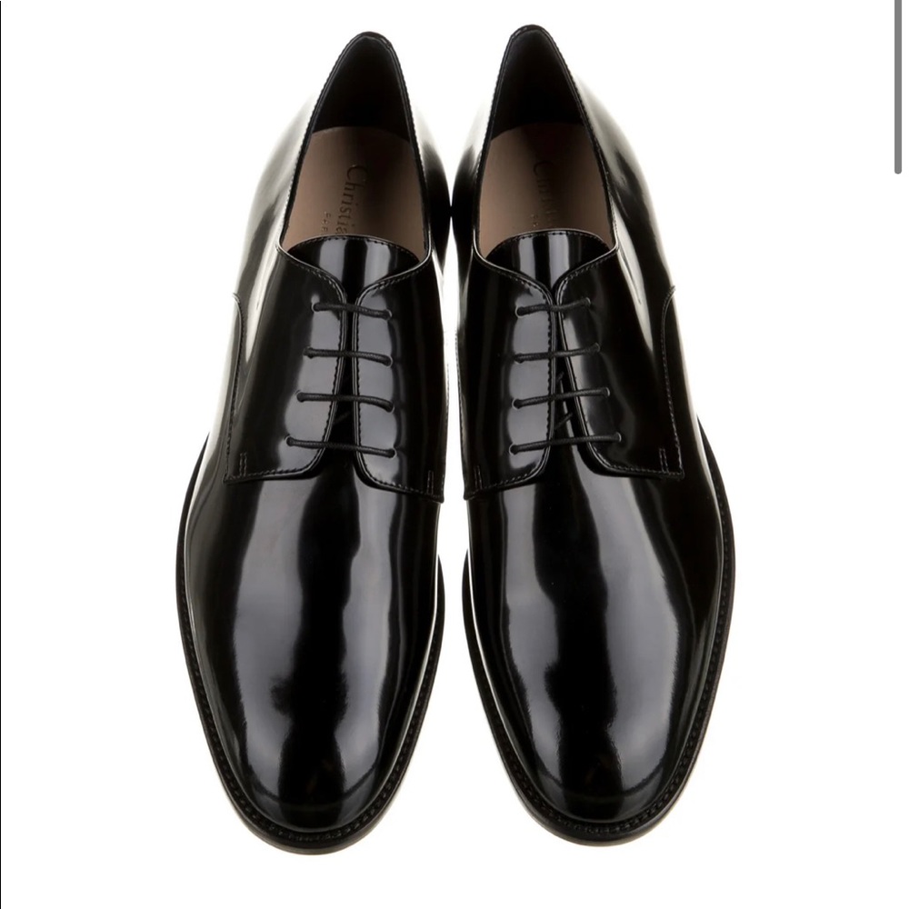CHRISTIAN DIOR Patent Leather Dress Loafers 8.5